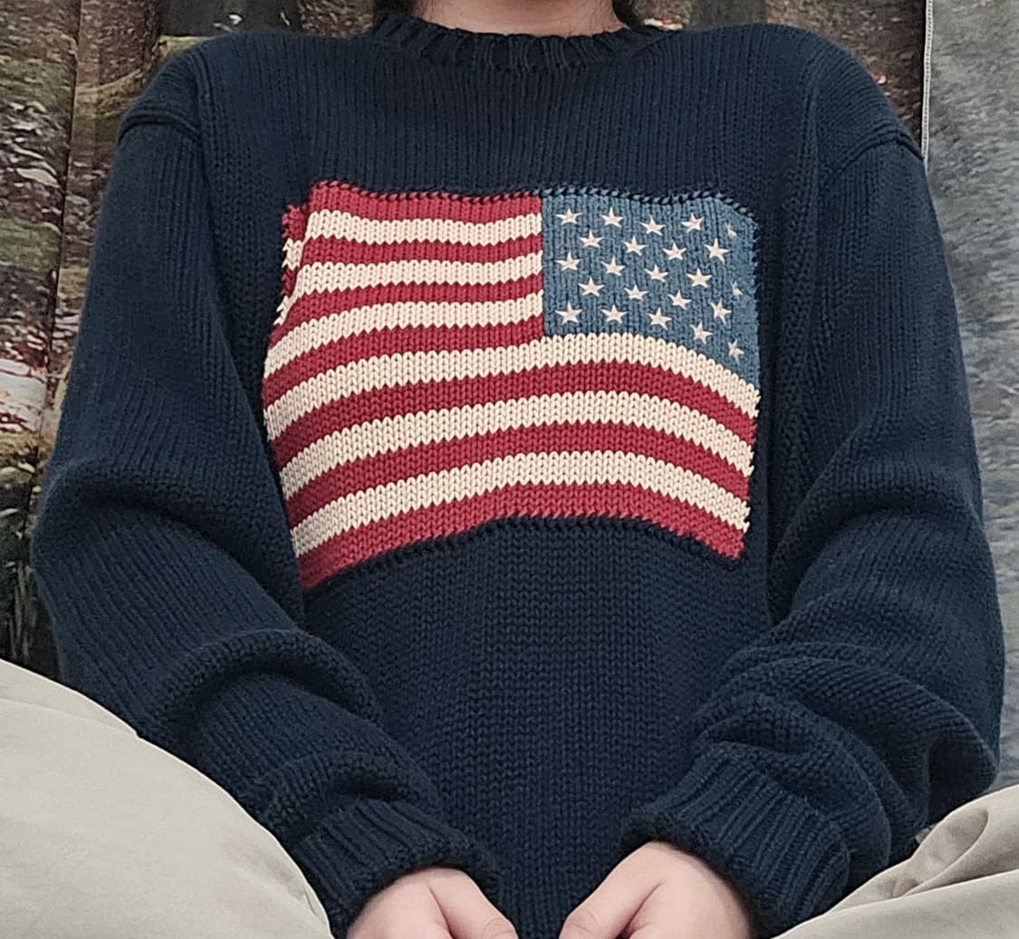 폴로 랄프로렌 성조기 니트 상품이미지1