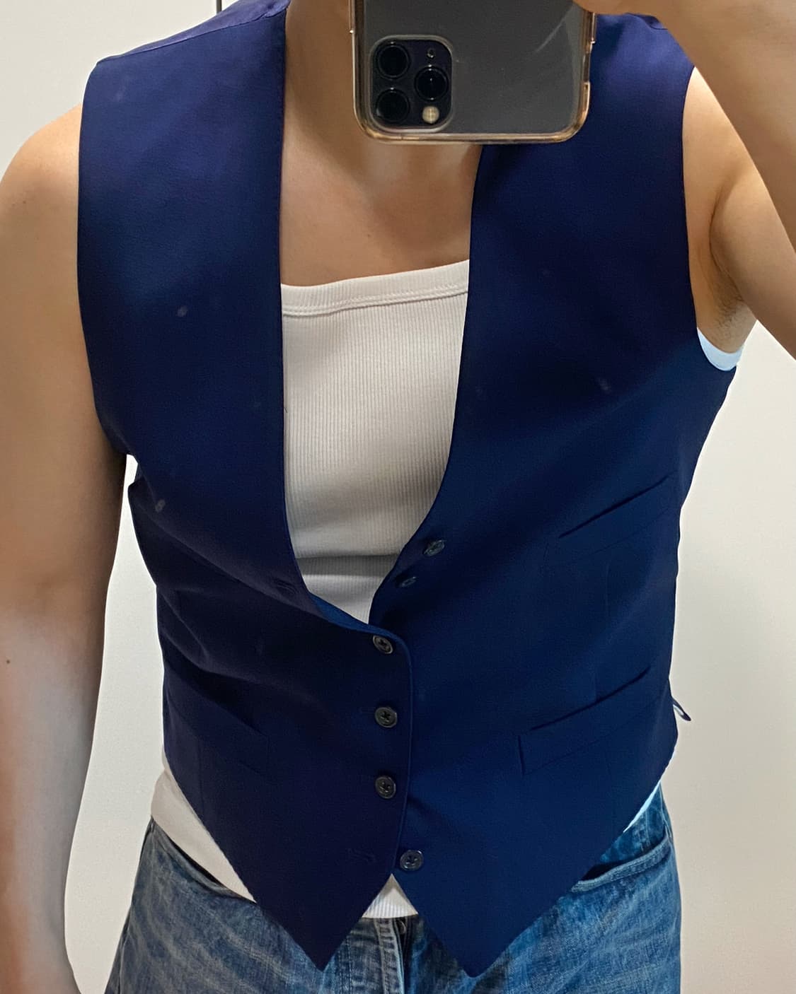 랄프로렌 폴로 수트 베스트 (네이비 / 40R) 상품이미지10