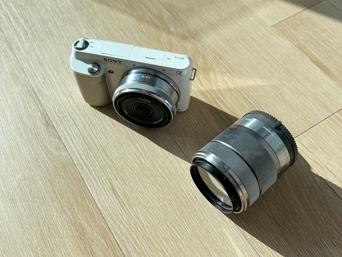 NEX-F3, 16mm, 18-55 OSS 박스셋 판매 (화이트) 상품이미지1