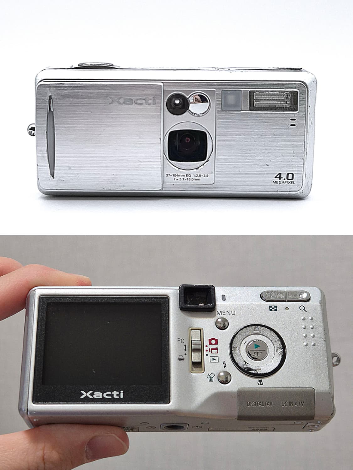🤍 SANYO Xacti J4 실버✨ 슬라이드 램프 💫 상품이미지6