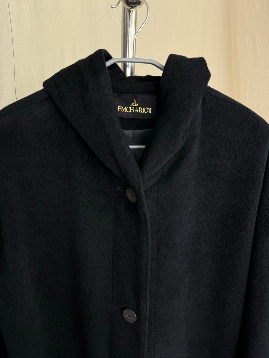 Emchariot 앙고라 오버사이즈 후드 코트 (JPN) 상품이미지7