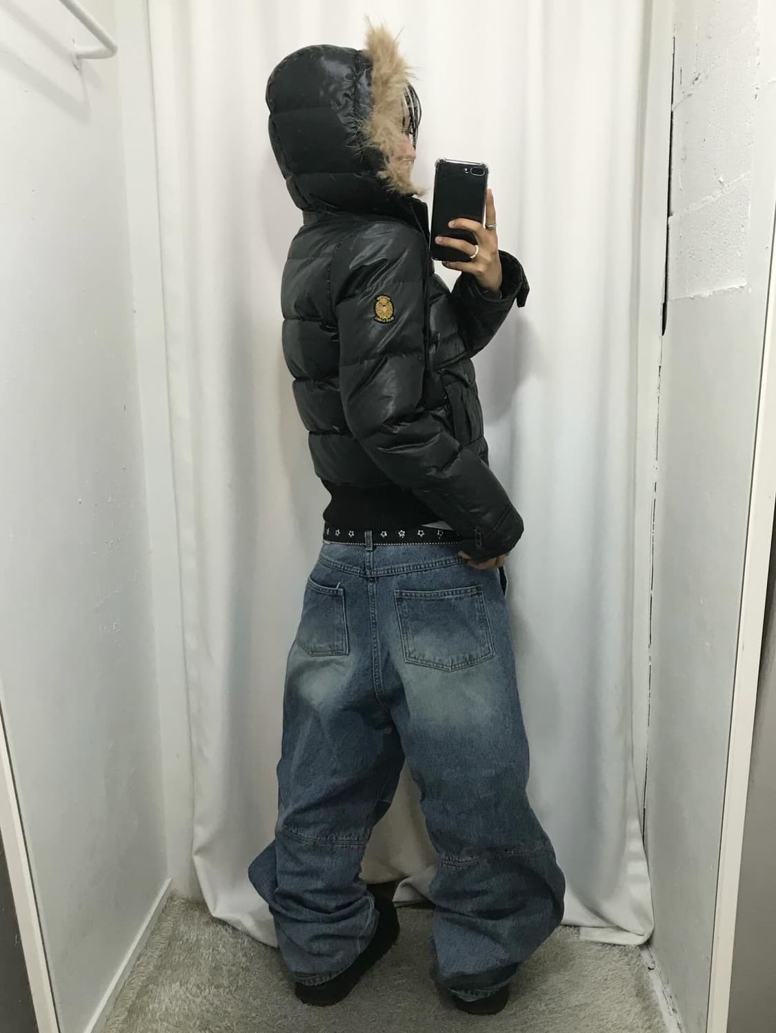 Burberry Nova Check Fur Padded JK 상품이미지4