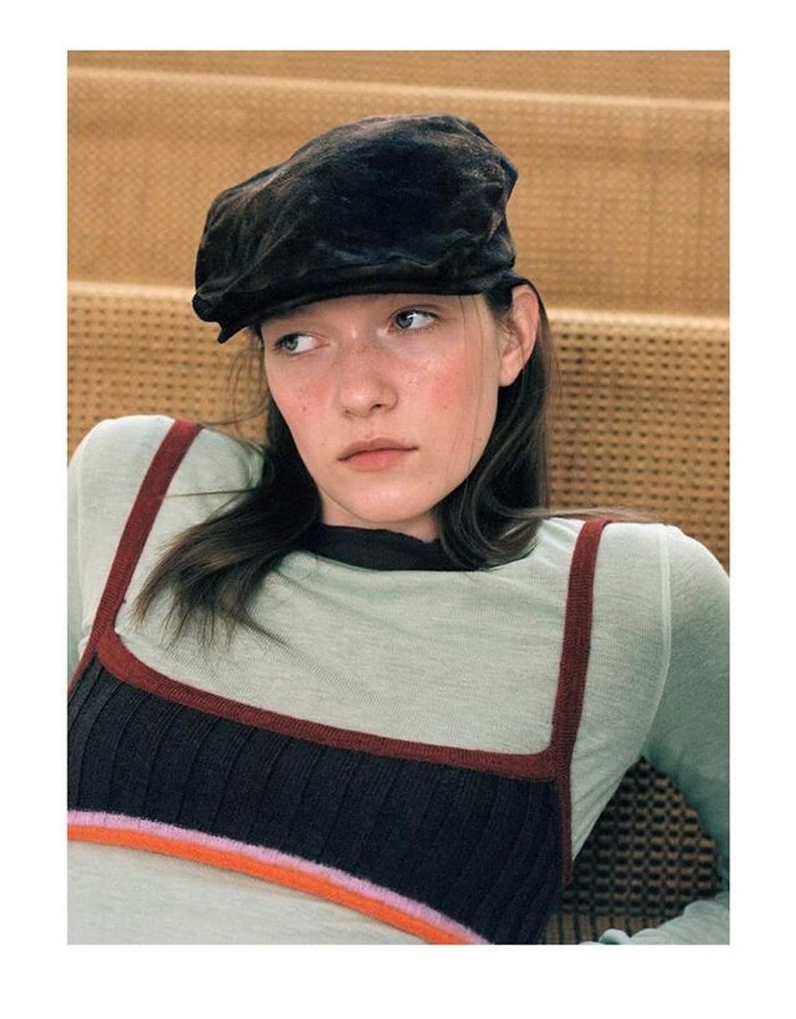 어썸니즈) 클래식 스웨이드 헌팅캡 초코 상품이미지7