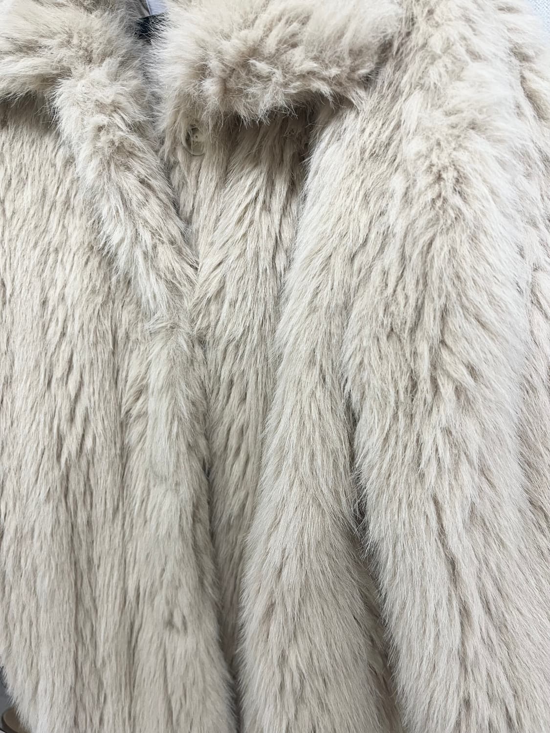 320쇼룸 퍼 자켓 베이지 상품이미지4