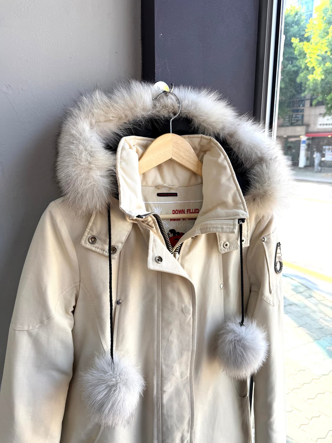 S/ 무스너클 스틸링 퍼 다운 롱패딩 자켓 상품이미지3