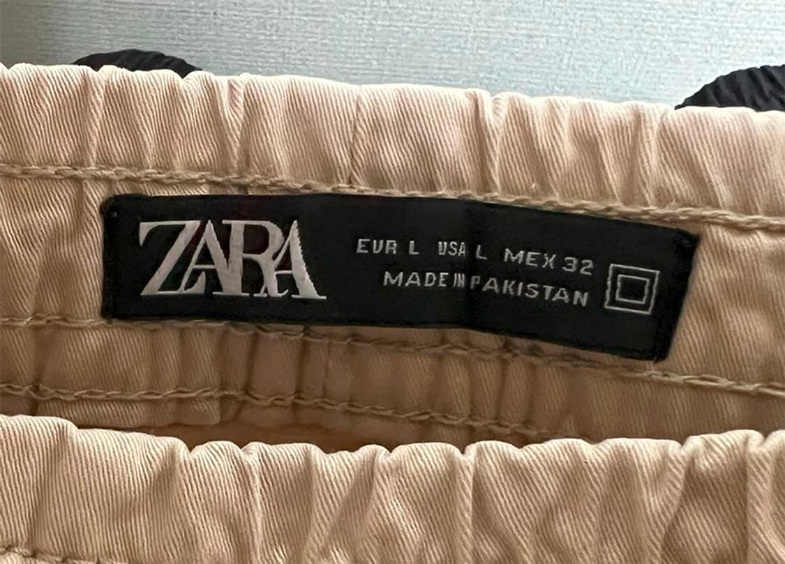 ZARA 자라 남자 캐주얼 면바지 밴딩 여름 춘하 스판 XL 34 상품이미지4