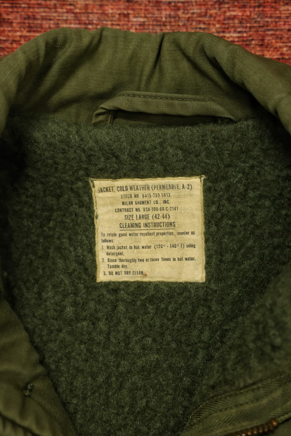 60s 빈티지 오리지널 밀리터리 a-2 덱자켓 판매 상품이미지6