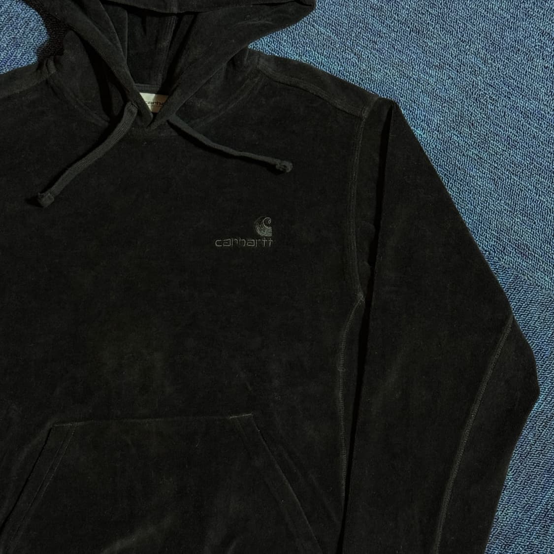칼하트 벨벳 후드티 상품이미지2