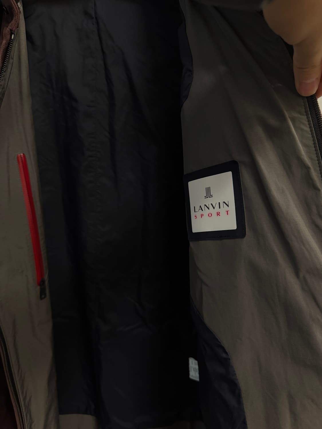 랑방 스웨이드 나일론 레더 자켓 (스포츠라인) 상품이미지6