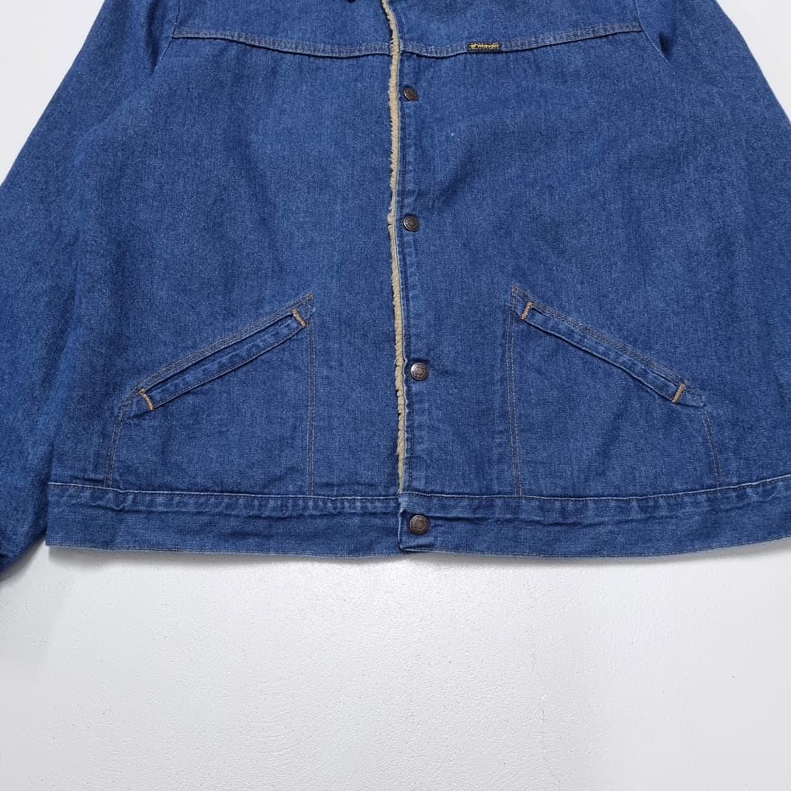 80S 빈티지 Wrangler 쉐르파 웨스턴 데님자켓 - 48 상품이미지5