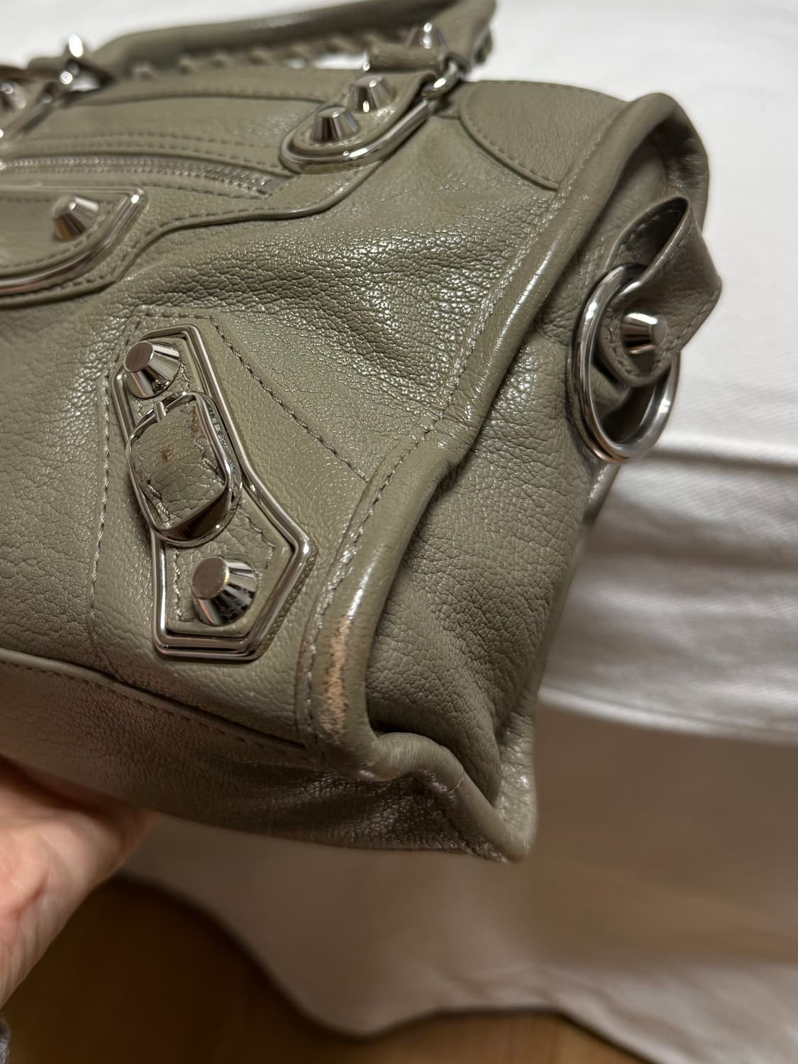 발렌시아가 모터백 시티백 미니 정품 상품이미지4