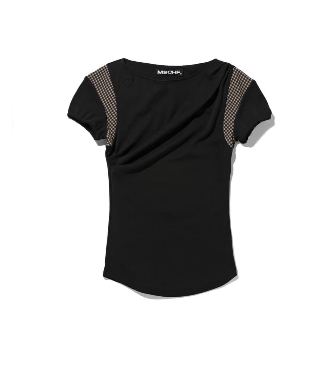 미스치프 cowl check block top m 상품이미지1