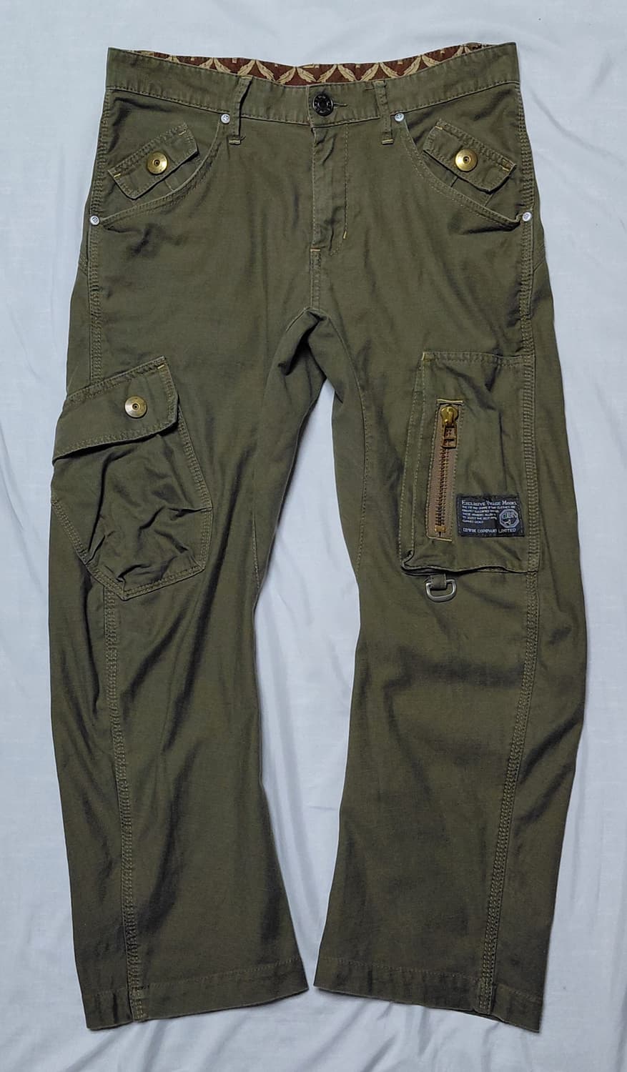 [M/29~30] EDWIN KV452 밀리터리 멀티 포켓 카고 팬츠 상품이미지2