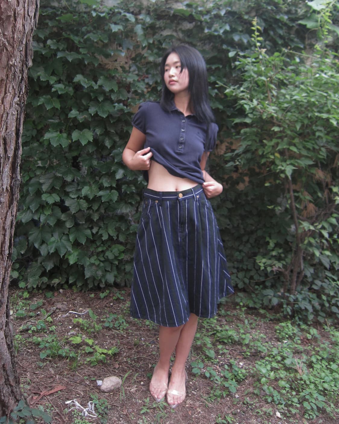 vintage Lee midi skirt 상품이미지7