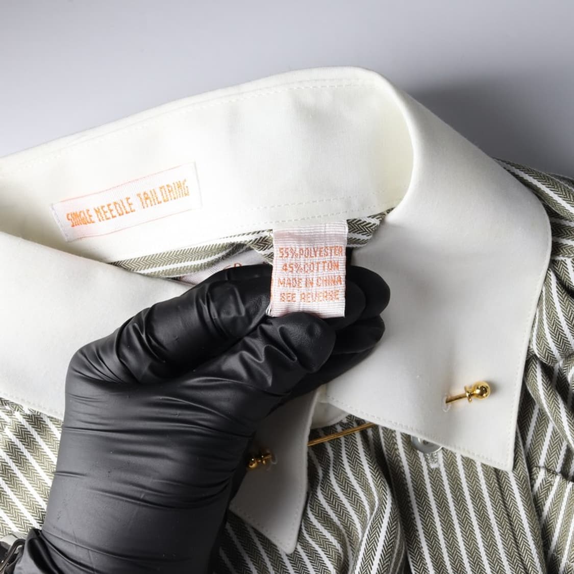 브루노 콘테 핀칼라 스트라이프 셔츠 상품이미지6