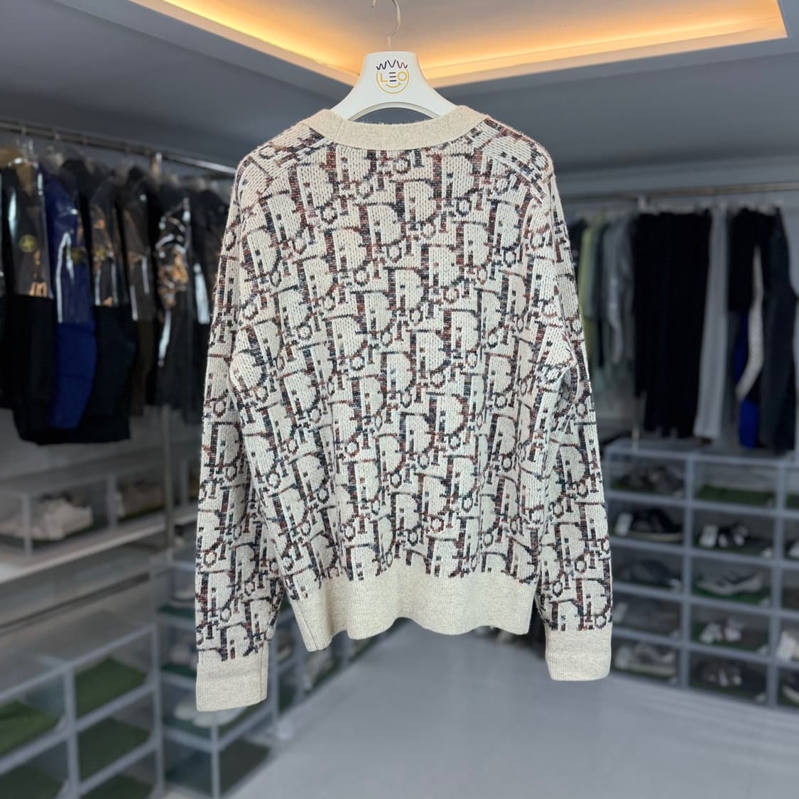 [정품 / 새상품급] 디올 오블리크 자카드 울 가디건 상품이미지2