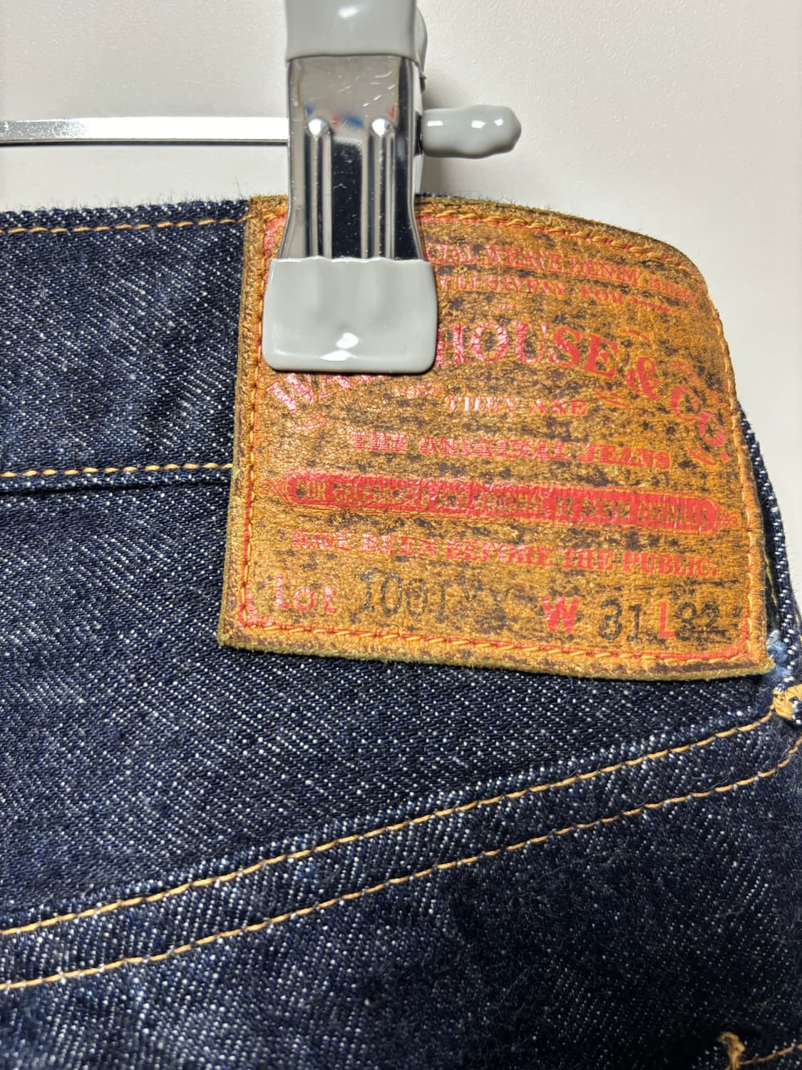 WAREHOUSE DD-1001XX 1947MODEL ONE-WASH 상품이미지5