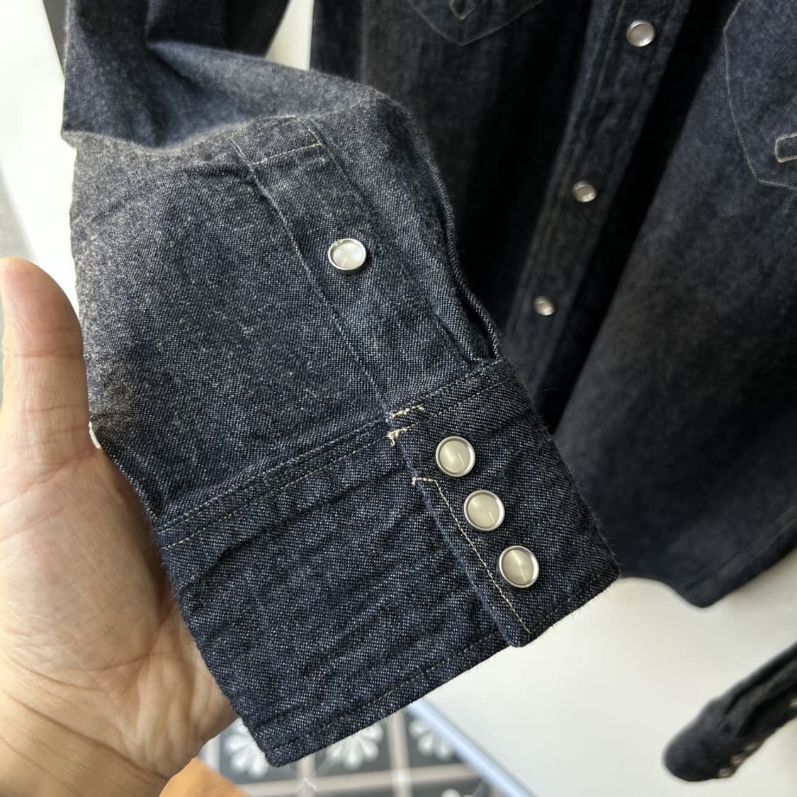 14915 - RRL 웨스턴 데님 셔츠 상품이미지6
