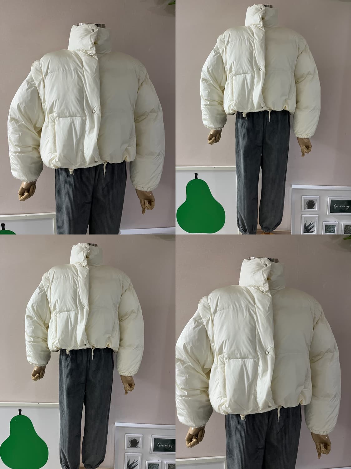 크림투웨이패딩 상품이미지3