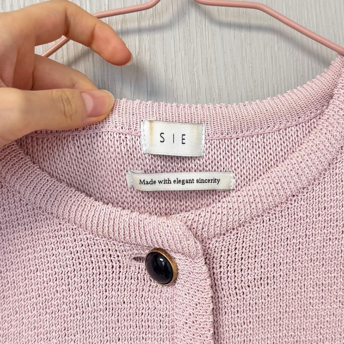 시에 sie 반팔 자켓 핑크 상품이미지2