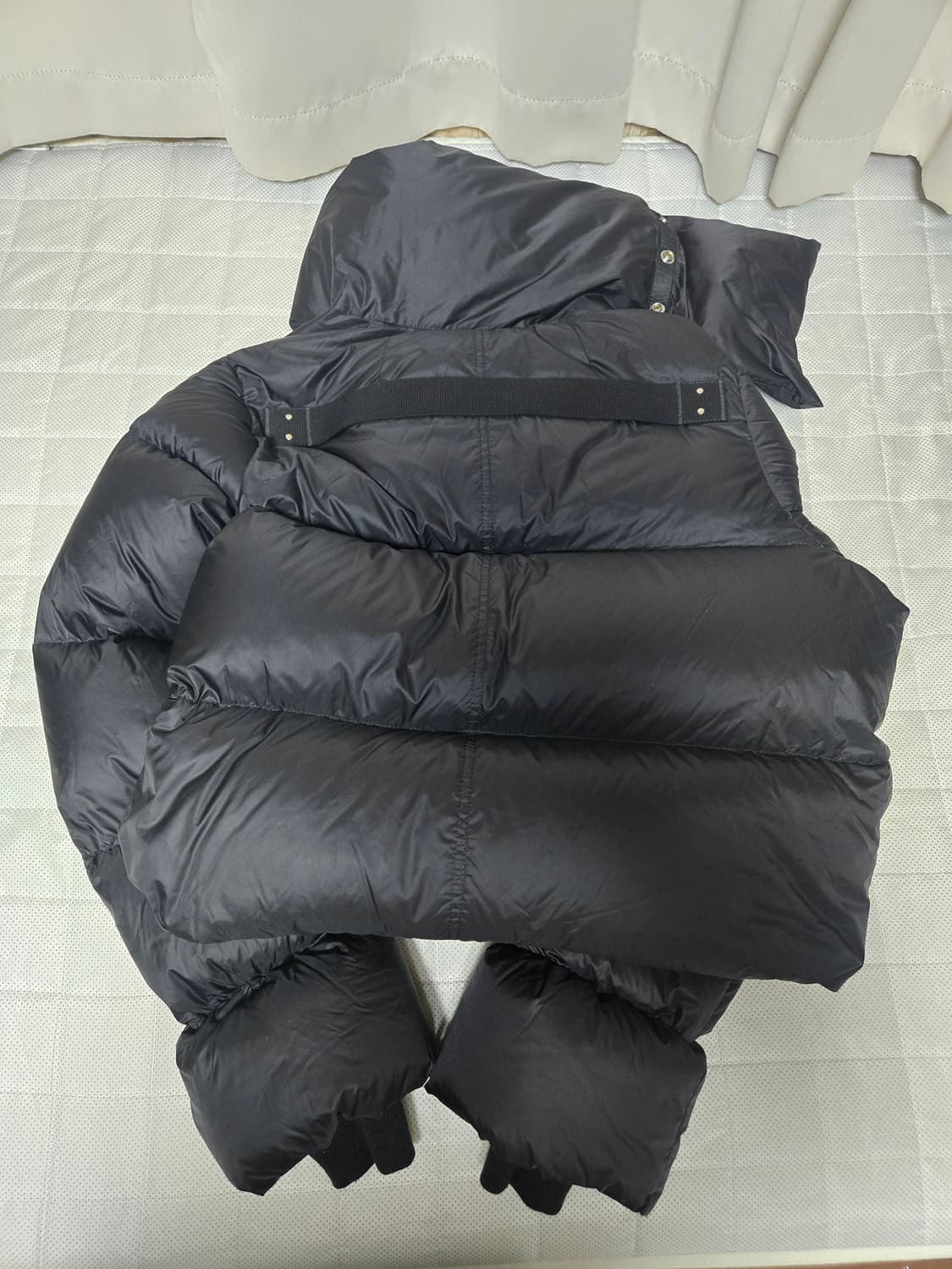 릭오웬스 퍼넬 넥 패딩 구스 다운 푸퍼 봄버 상품이미지6