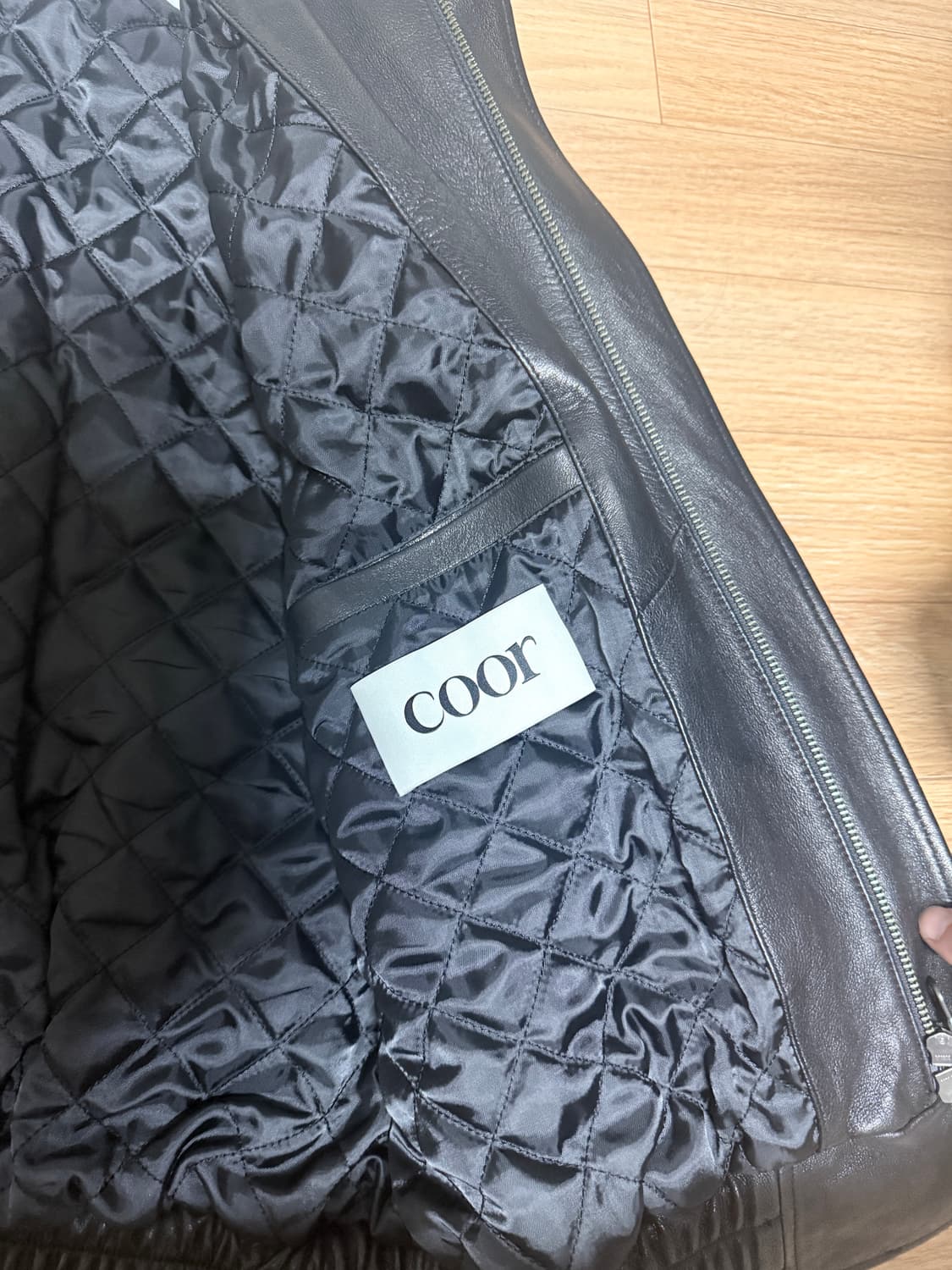 쿠어 베지터블 레더 a-2 레더자켓 상품이미지2