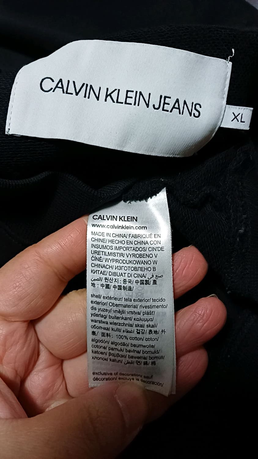 캘빈클라인 맨투맨 XL 가슴58 기장70 상품이미지5