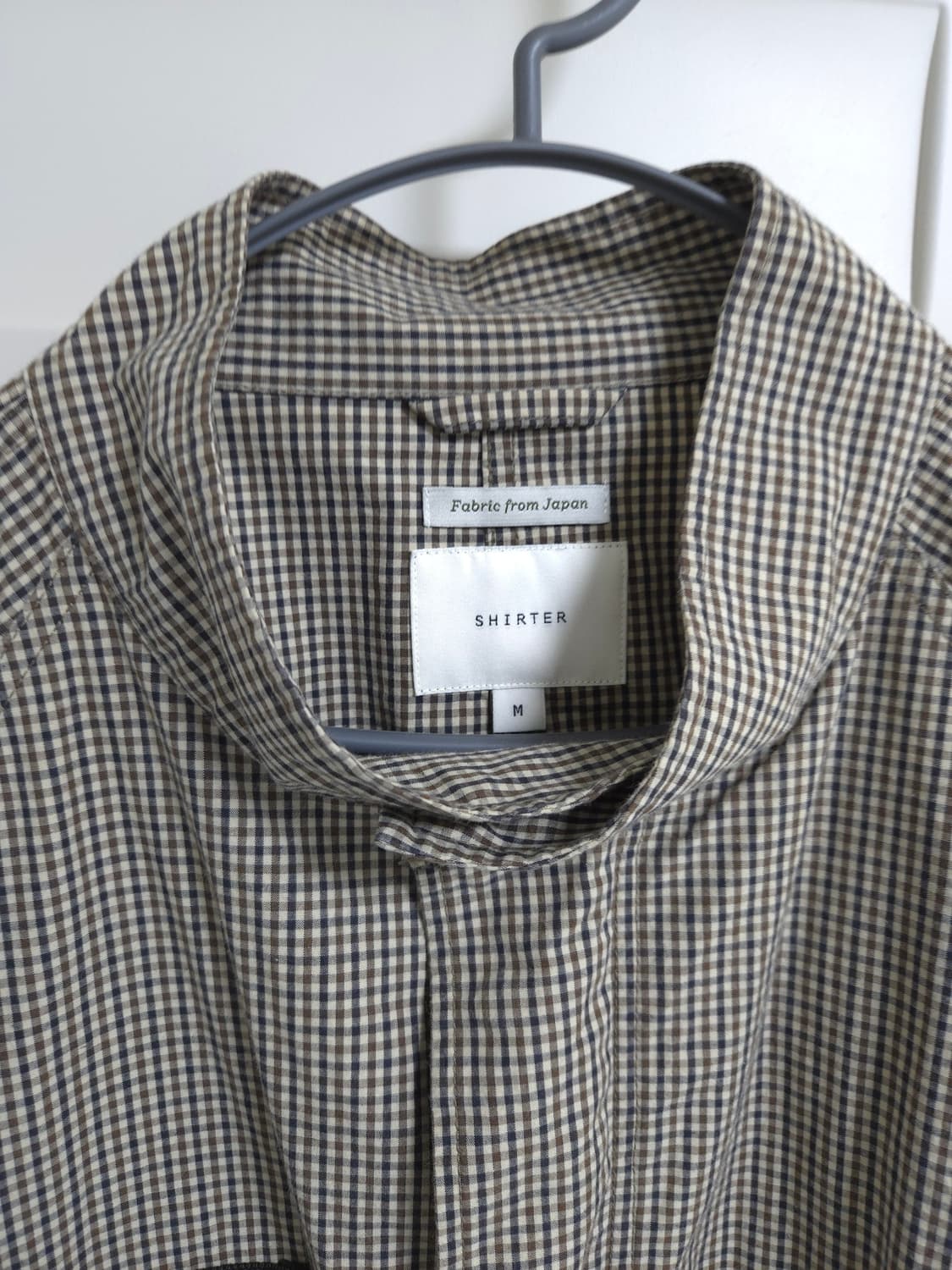 shirter 셔터 깅엄 체크 헌팅 자켓 상품이미지4