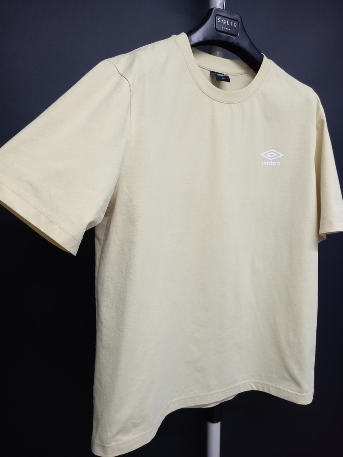 엄브로 남성 버터색 면 티셔츠 105 상품이미지3