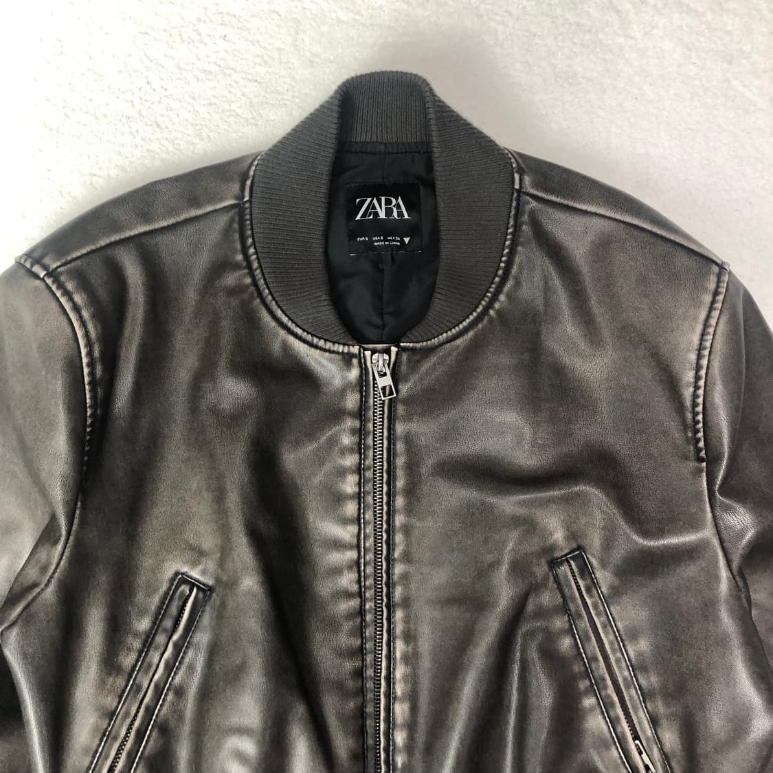 자라 레더자켓 상품이미지3