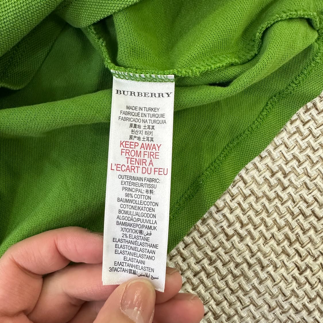 140 버버리칠드런 민소매 체크프릴 0408D 상품이미지3