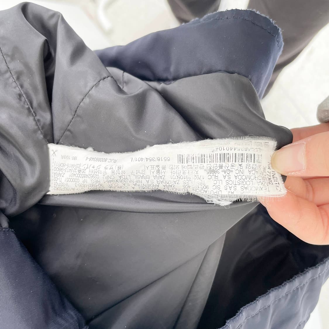 A2 자라 퀼팅 라이더 스타일 자켓 95-100사이즈 상품이미지5