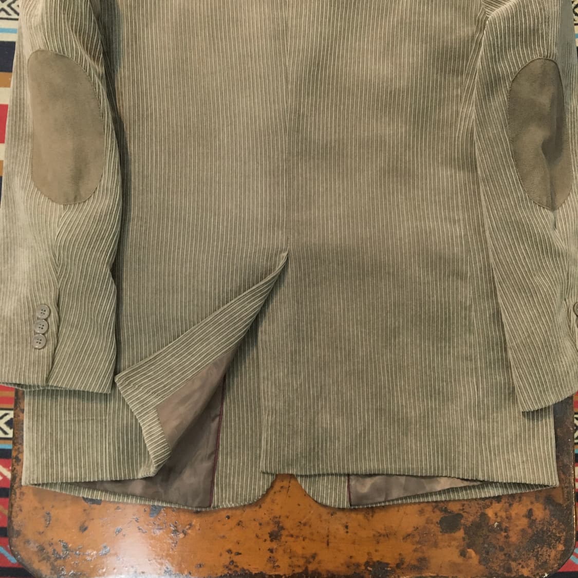 VTG 브라운 카키 코듀로 투버튼 자켓 남성 105 사이즈 상품이미지6