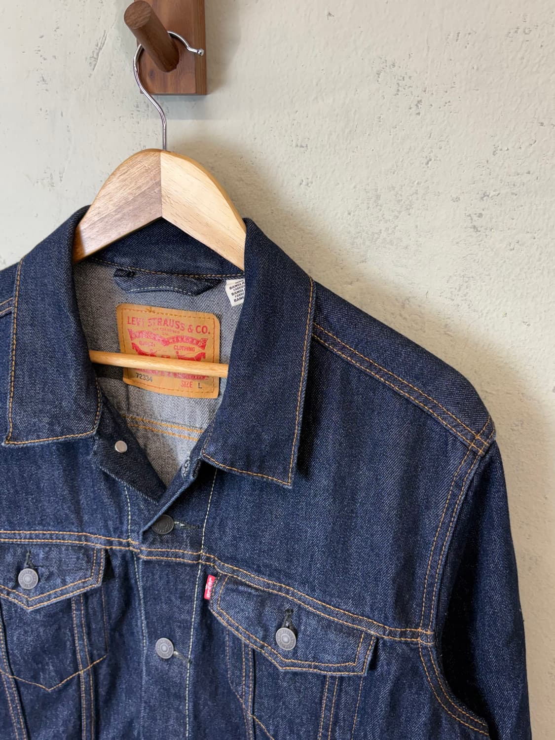 리바이스 72334 진청 데님 트러커 자켓 상품이미지4