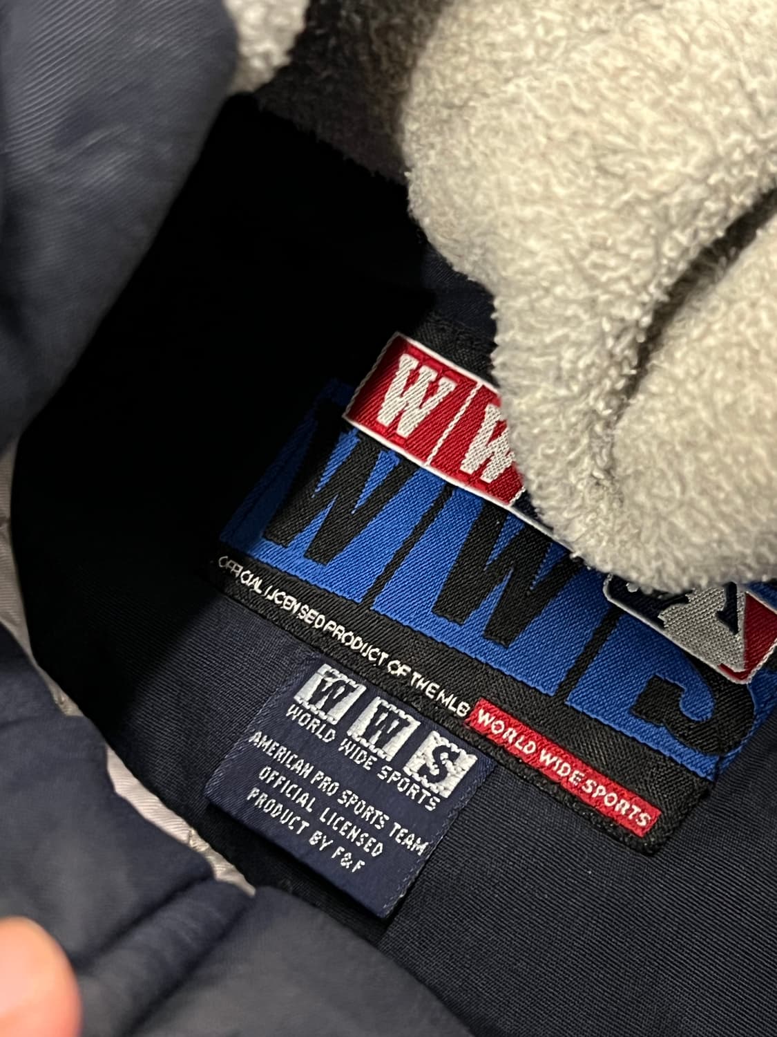 MLB 빈티지 wws 양키즈 대장급 누빔 자켓 처분  상품이미지3