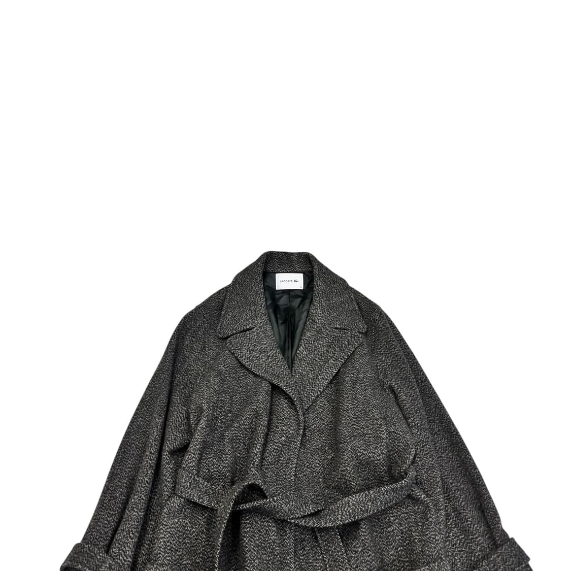 라코스테 울 벨티드 롱 코트 상품이미지2