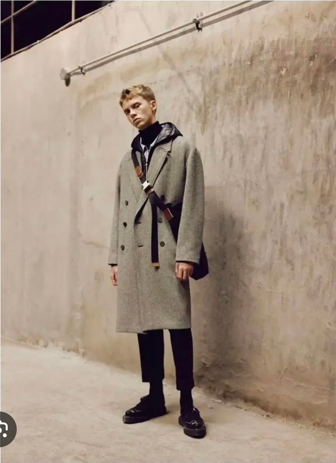 앤더슨벨 조나스 헤링본 코트 S 상품이미지1