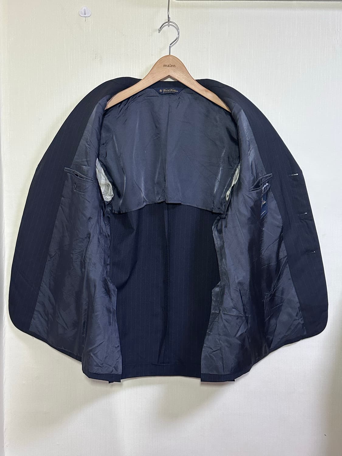 브룩스브라더스 스트라이프 블레이저/105-110/네이비 상품이미지3