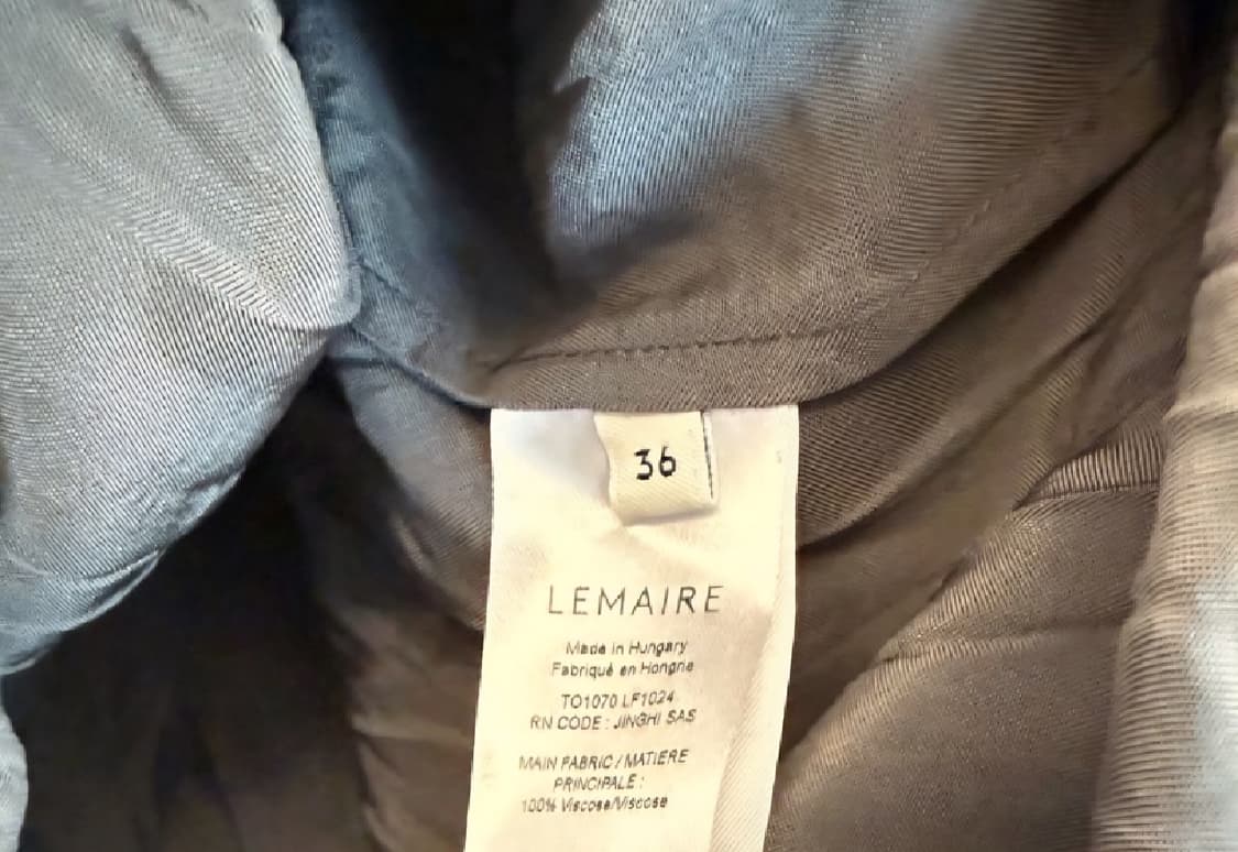 르메르 노티드블라우스 36 판매합니다. ALUMINIUM 컬러 상품이미지5