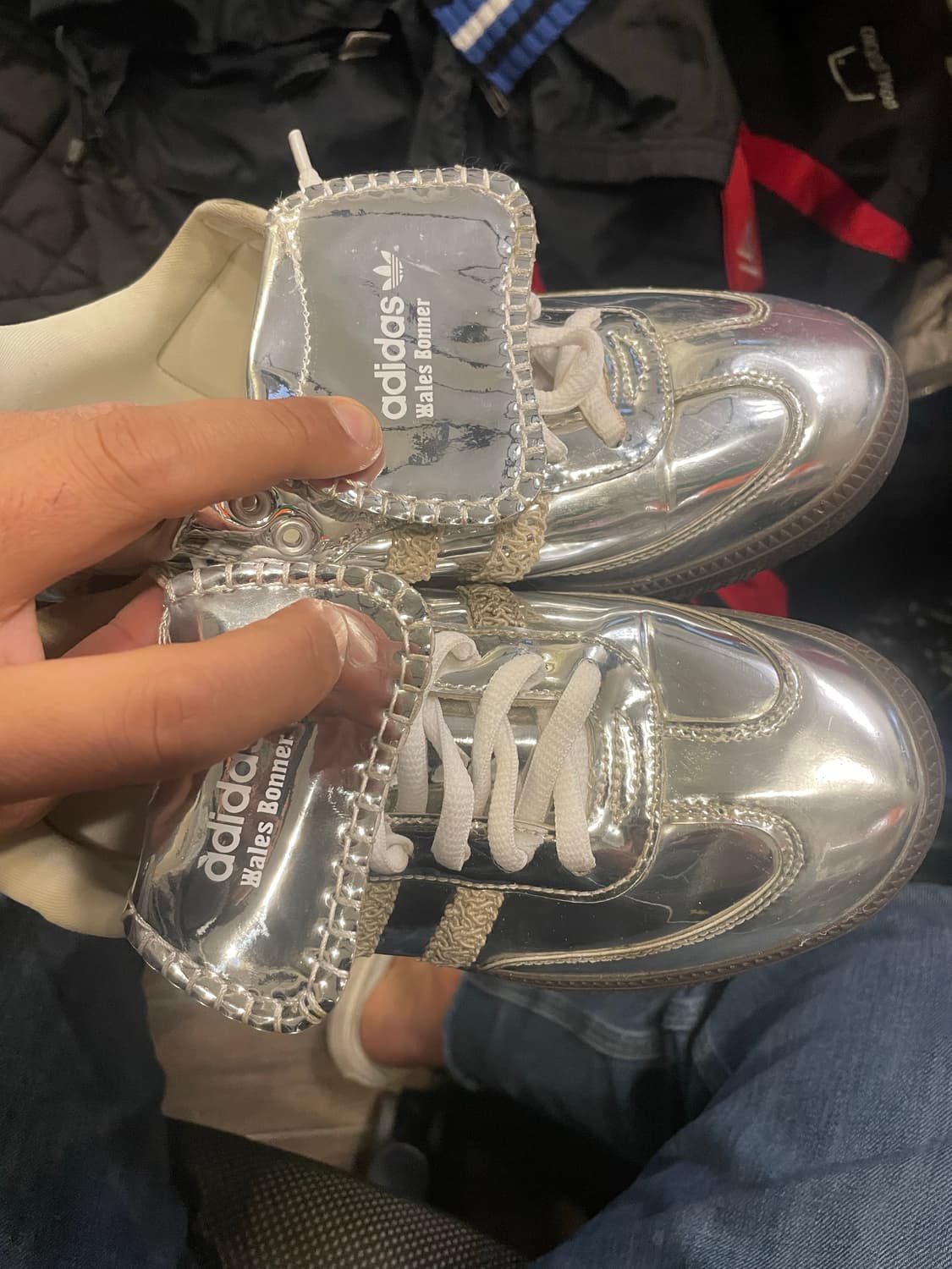 아디다스 웨일즈보너 삼바 실버 운동화245 상품이미지1