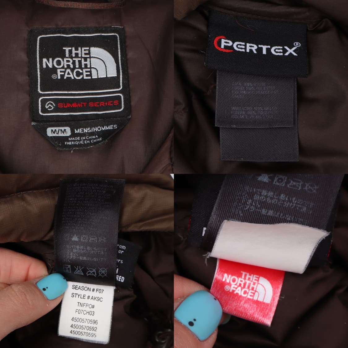 노스페이스 써밋 700 퍼텍스 퀀텀 브라운 패딩 상품이미지10