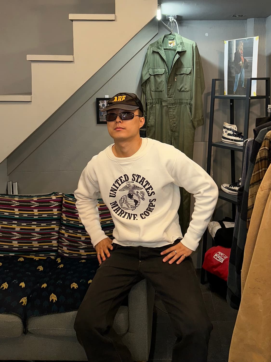 Buzz Rickson’s U.S Marine Corps sweatshi 상품이미지1