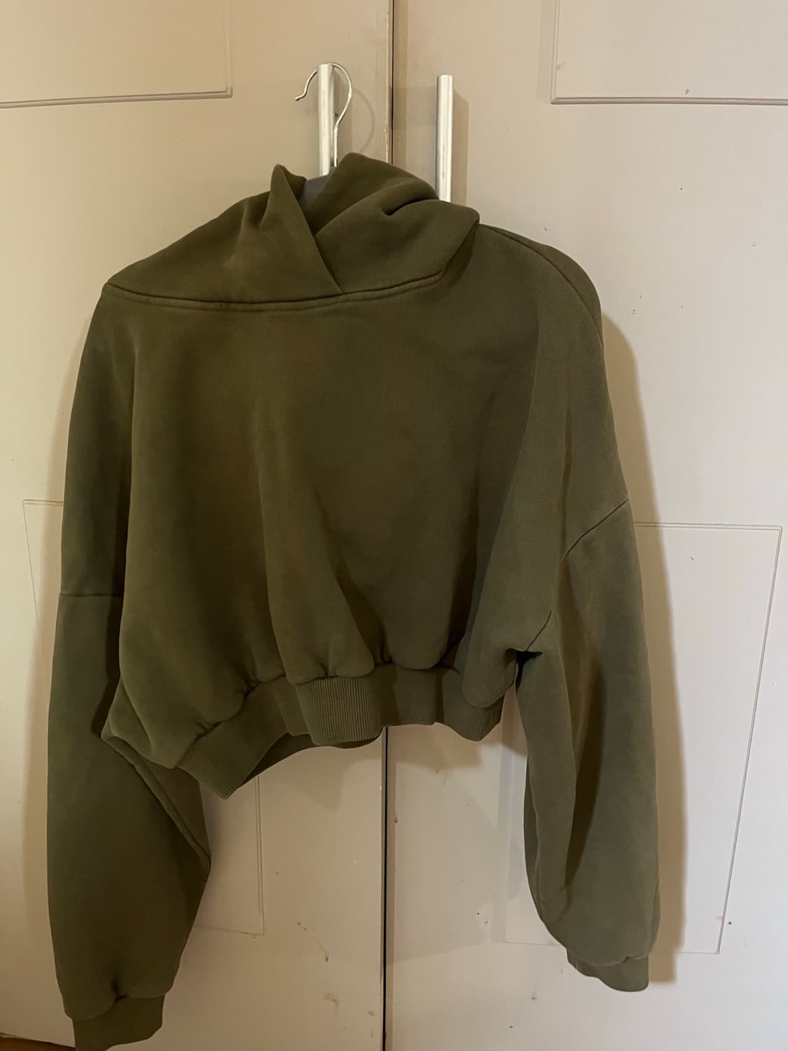 Entire studios 헤비 코튼 크롭 후드 상품이미지1