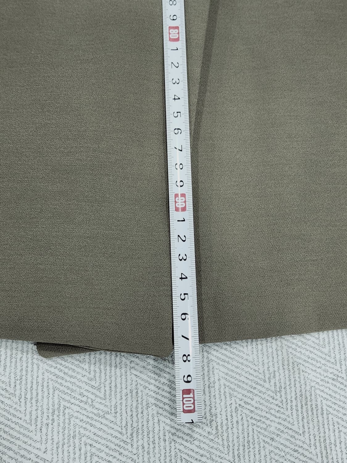 [S] LAP 랩 카키 더블 버튼 롱 코트 여성 S 상품이미지9