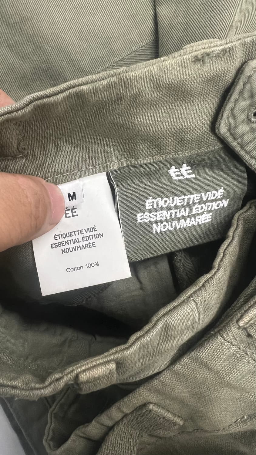 누마레 EE 가먼츠 다이드 유틸리티 팬츠 / 카키 상품이미지4