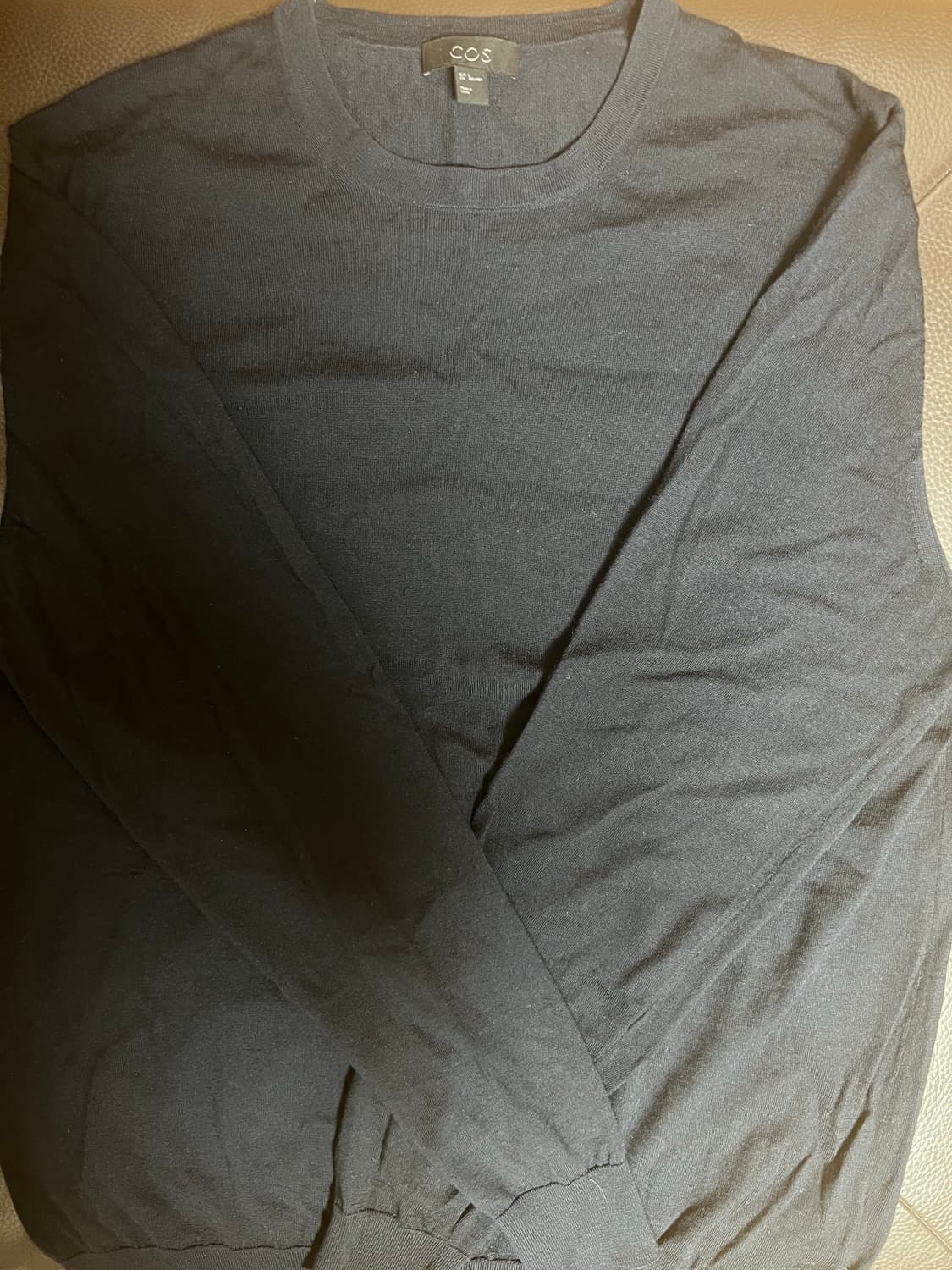 코스 네이비 니트 슬림 l사이즈 상품이미지2