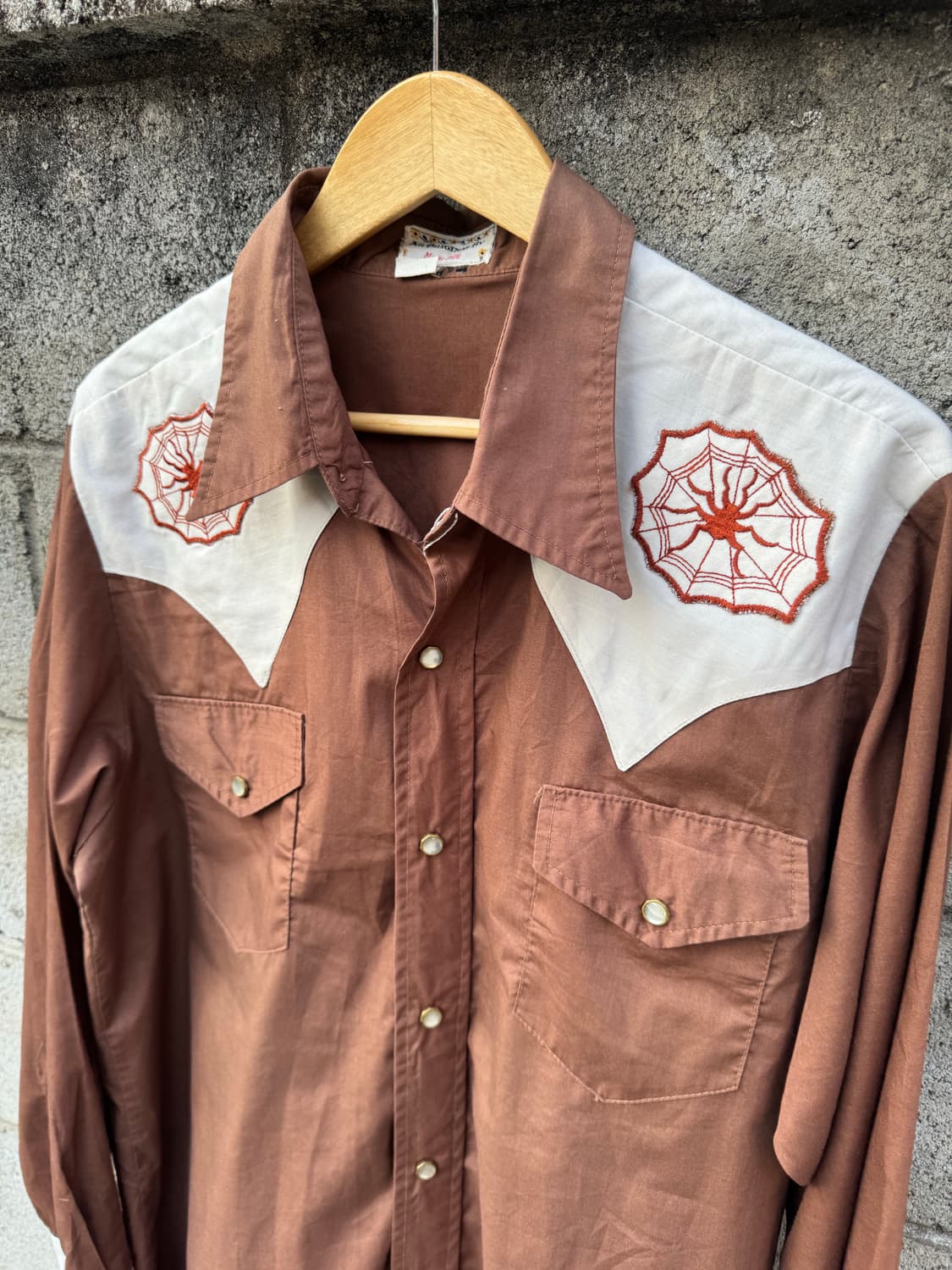 70s myrna snow 빈티지 자수 웨스턴 셔츠 상품이미지3