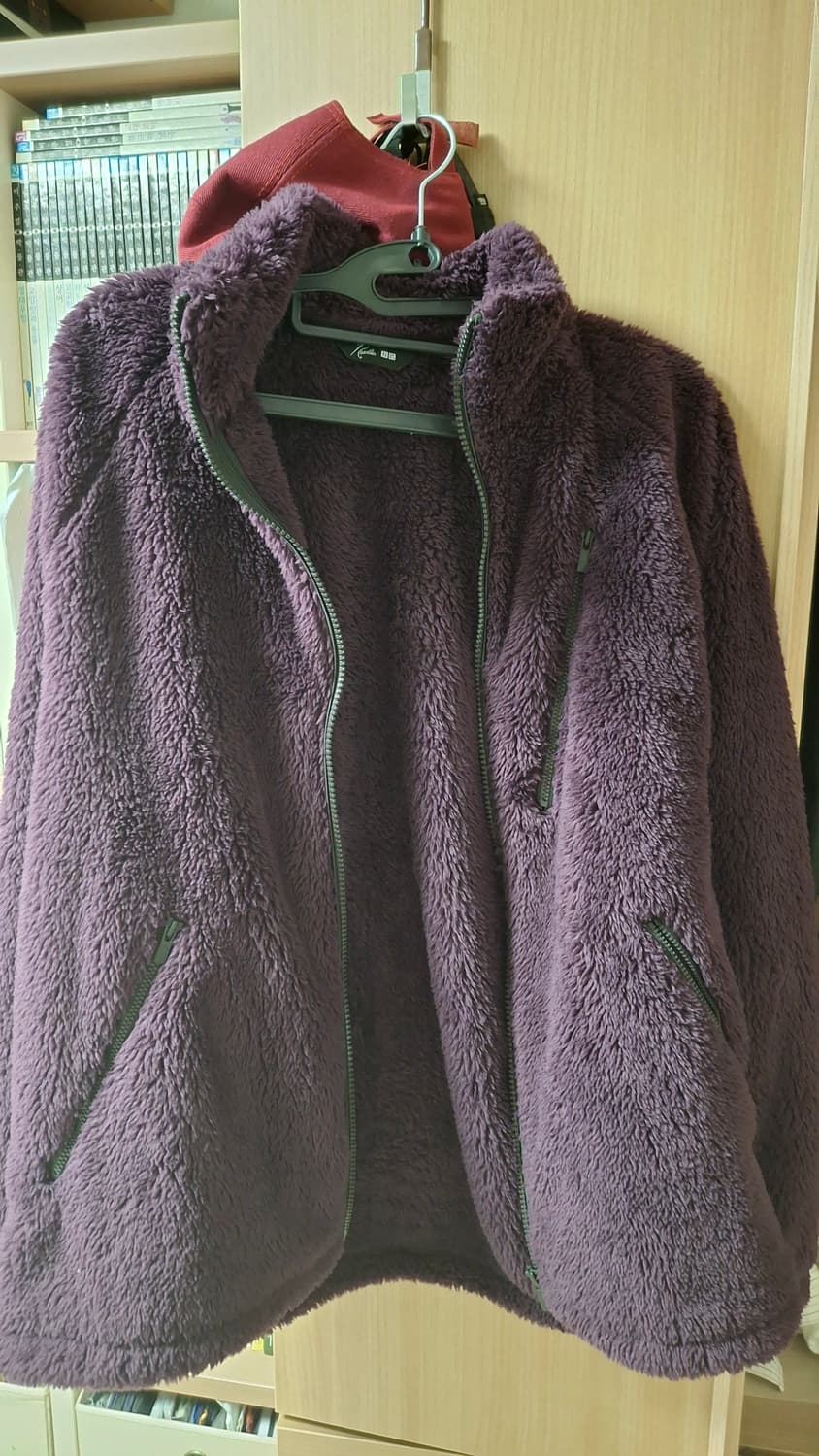 유니클로&니들스 콜라보 후리스 m사이즈 퍼플 상품이미지5