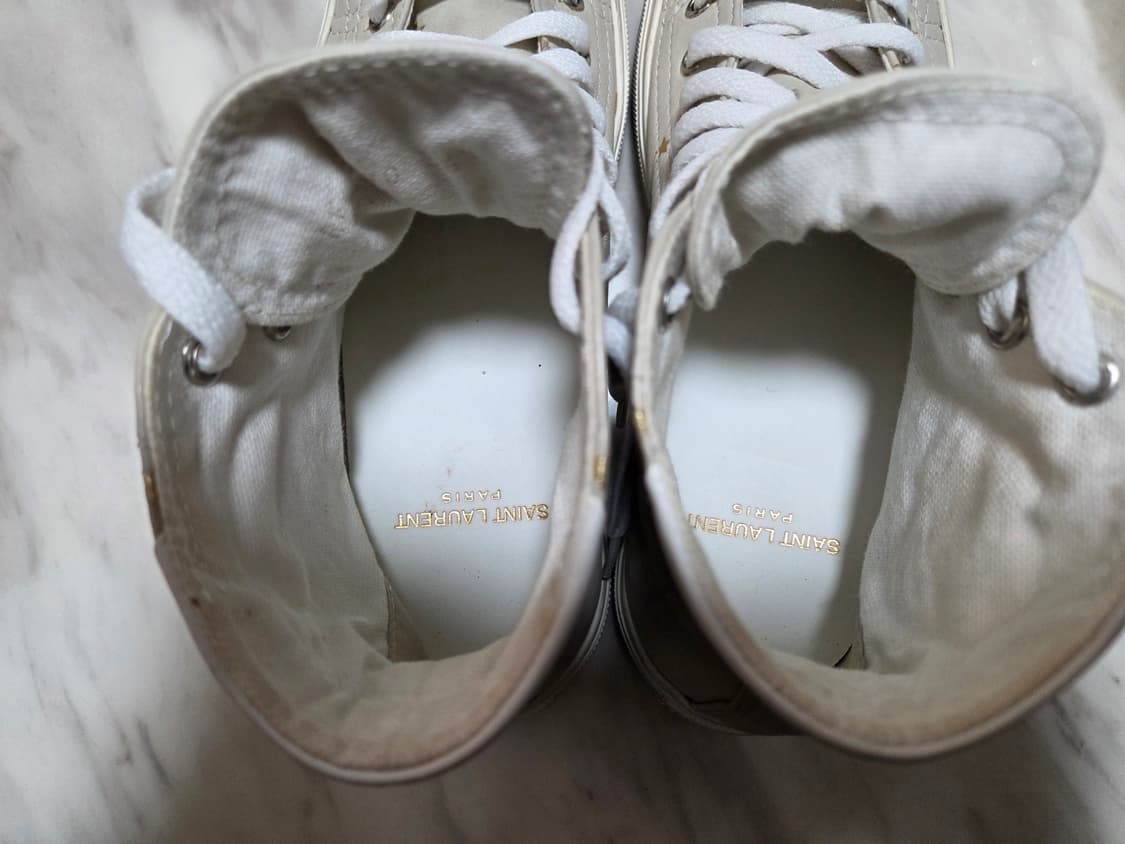 생로랑 레더 하이탑 스니커즈 상품이미지9