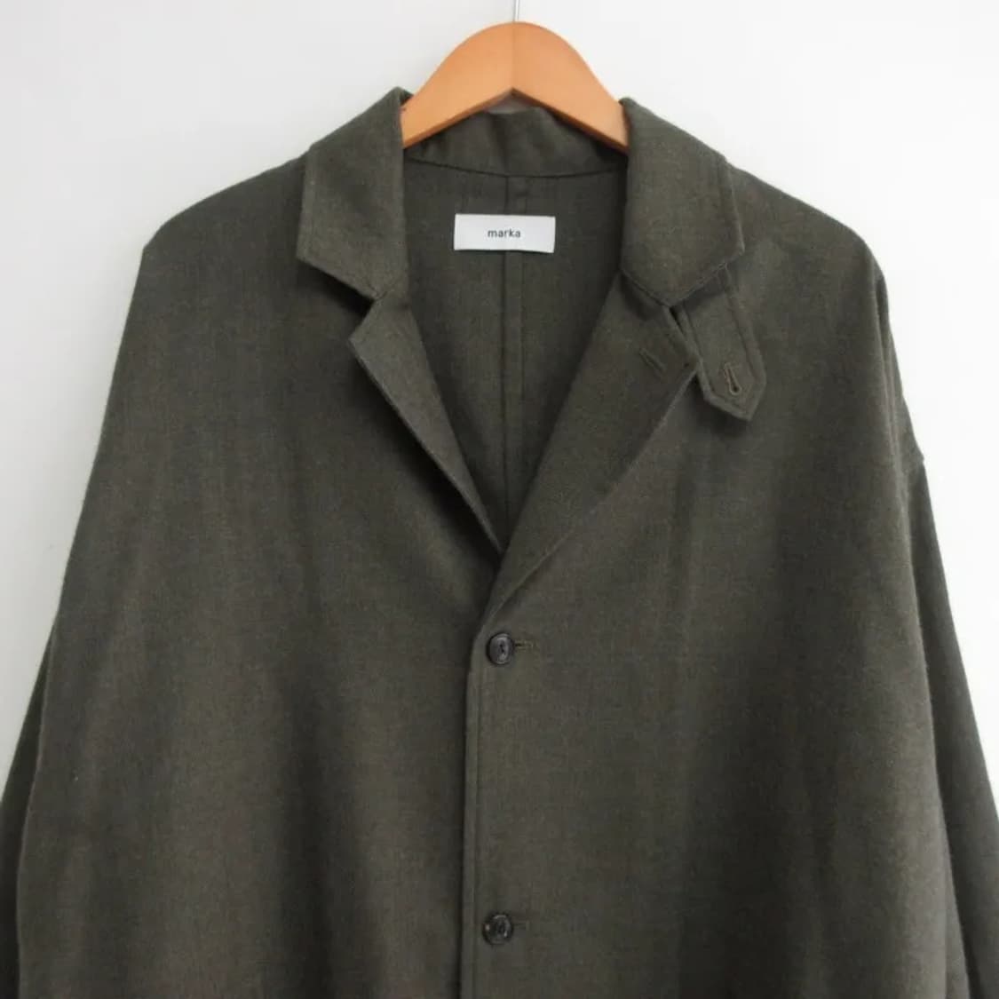 마카웨어 울 소프트 서지 셔츠 코트 상품이미지6